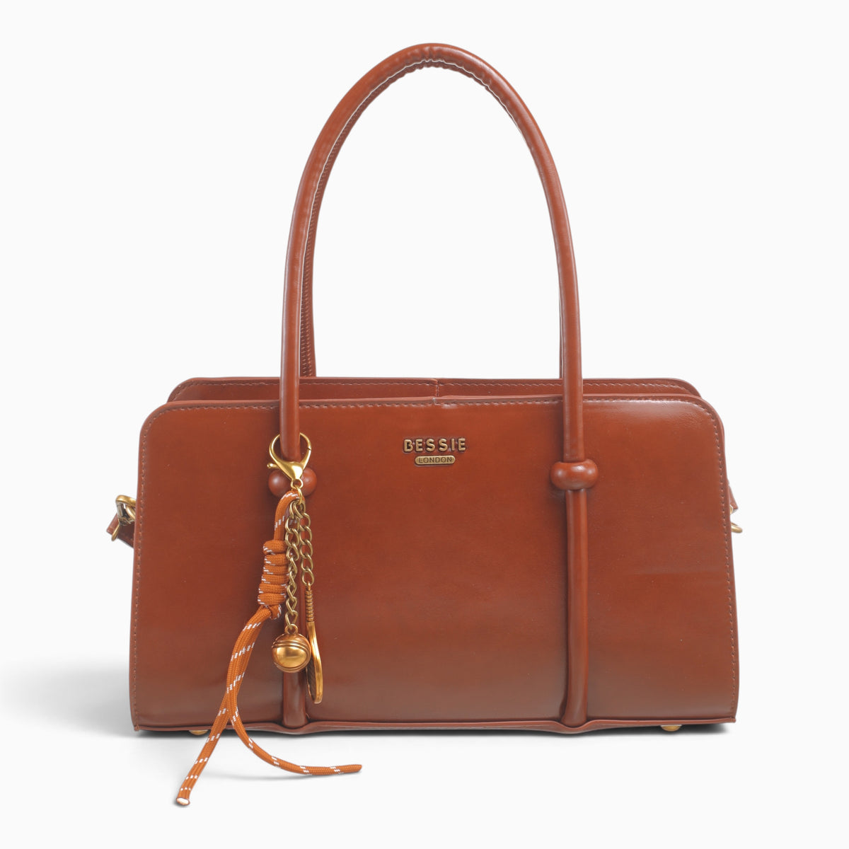 Smooth Structured Shoulder Bag