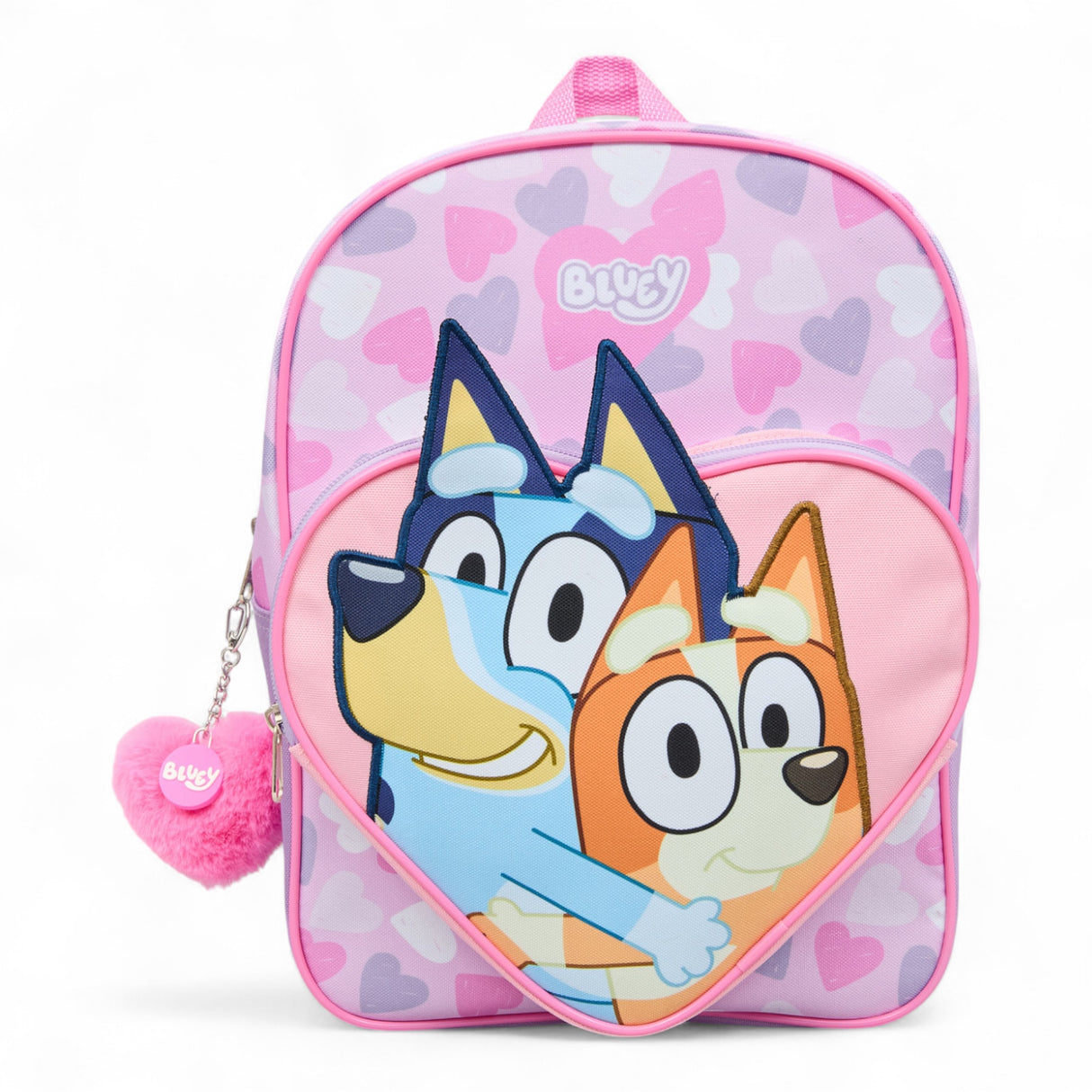 Bluey Girls Heart Pocket Arch Backpack