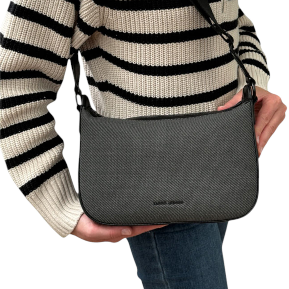 Soho Curve Canvas Crossbody Bag