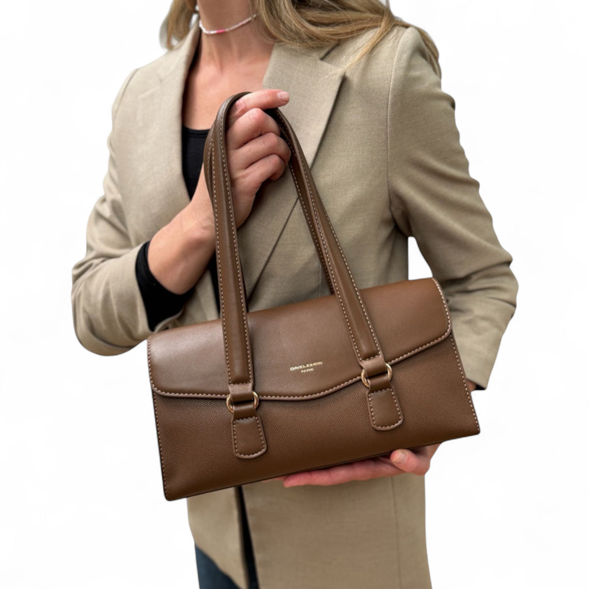 Half-Flap Shoulder Bag