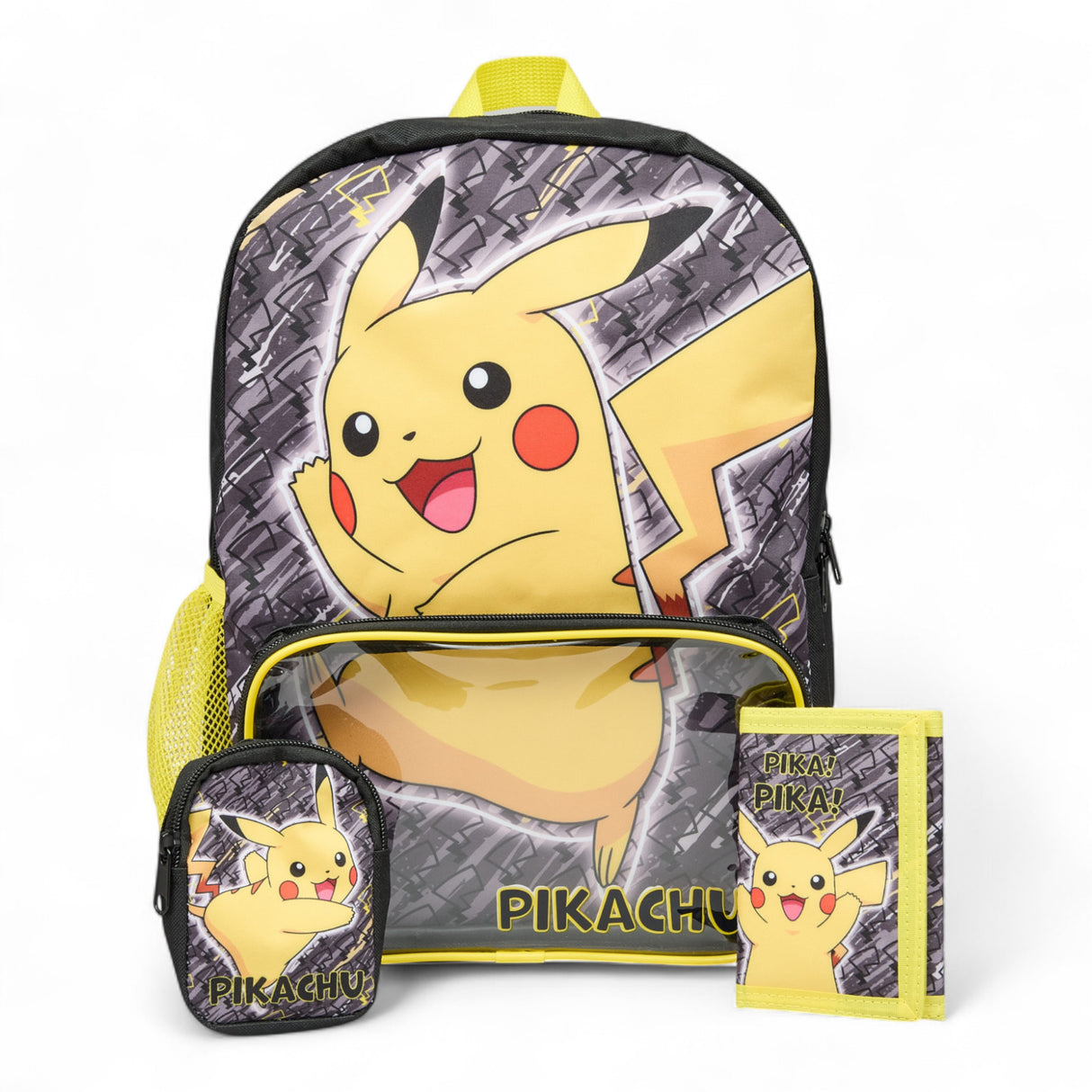 Pokemon Boys Backpack Wallet & Card Holder Set