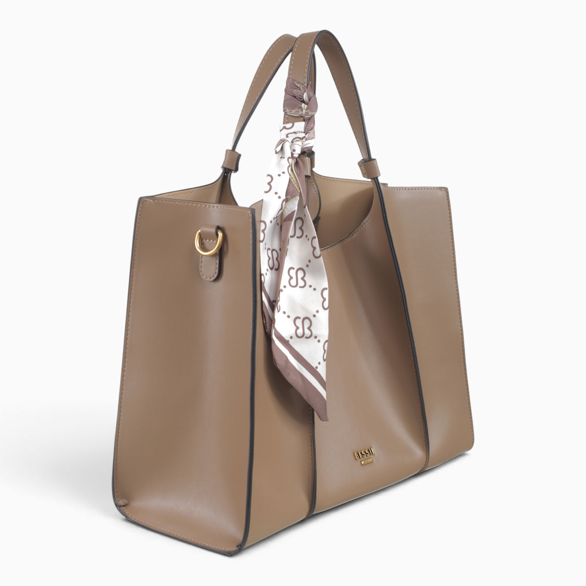 Boxy Structured Tote Bag