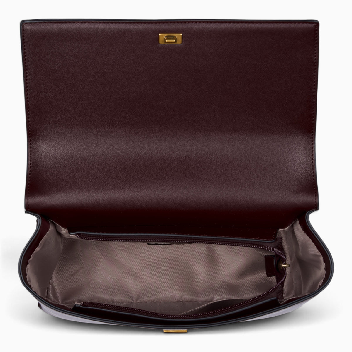 Chain Handle Flap Satchel