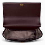 Chain Handle Flap Satchel