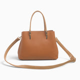 Two-Tone Structured Tote Bag