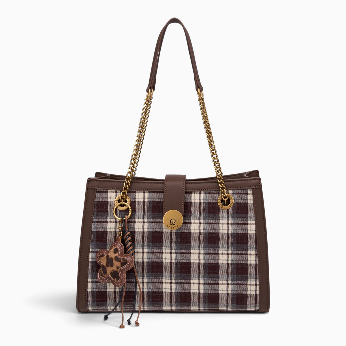 Tartan Chain Shoulder Bag