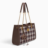 Tartan Chain Shoulder Bag