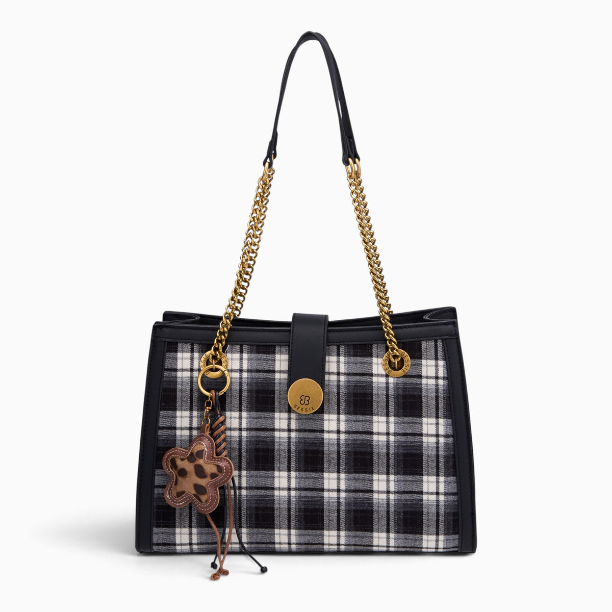 Tartan Chain Shoulder Bag
