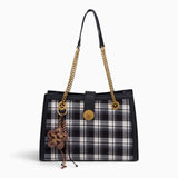 Tartan Chain Shoulder Bag