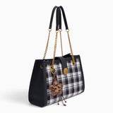 Tartan Chain Shoulder Bag