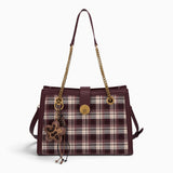 Tartan Chain Shoulder Bag