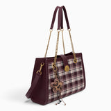 Tartan Chain Shoulder Bag