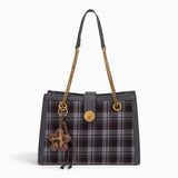 Tartan Chain Shoulder Bag