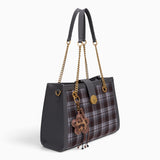 Tartan Chain Shoulder Bag
