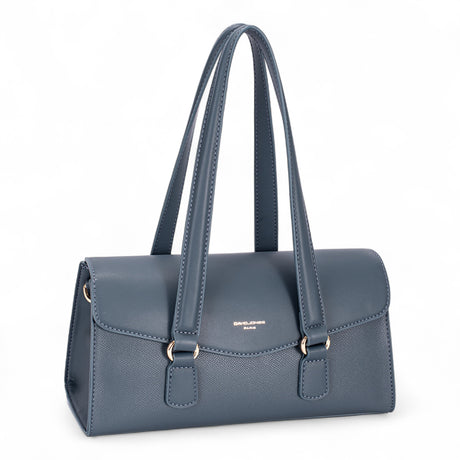 Bering Sea half-flap shoulder bag with long handles and an adjustable strap