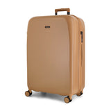 Chocolate Gelato large suitcase, angled view showing the hard shell and carry handles