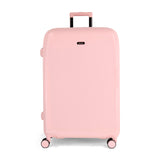 Strawberry Gelato large suitcase with a smooth hard shell and 8 double spinner wheels