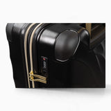Moonlight Black Sahara suitcase, close-up of the TSA combination lock