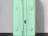 Pistachio Gelato suitcase, close-up of the expansion zip around the side