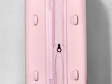 Strawberry Gelato suitcase, close-up of the expansion zip around the side