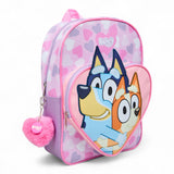 Bluey Girls Heart Pocket Arch Backpack