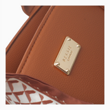 Bag Shack | Luggage, Bags, Handbags & Travel Accessories Bessie London brown faux leather tote with gold logo plaque