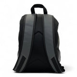 Back view of Bag Shack | Luggage, Bags, Handbags & Travel Accessories rubber-coated laptop backpack with mesh back.
