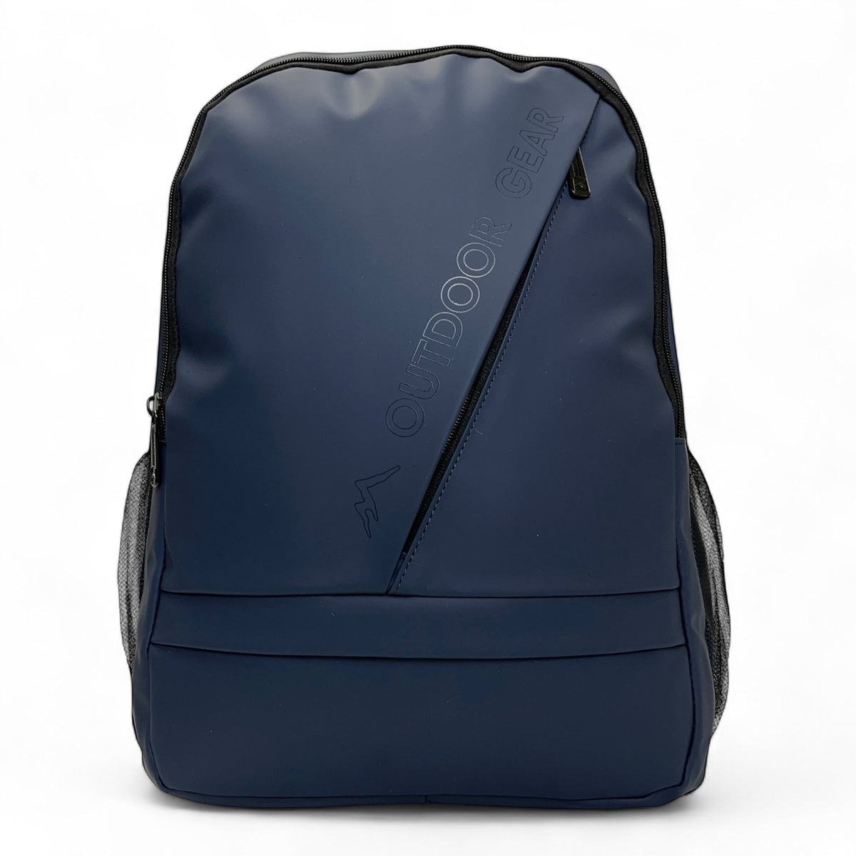 Bag Shack | Luggage, Bags, Handbags & Travel Accessories navy rubber-coated 27L laptop backpack with diagonal zip