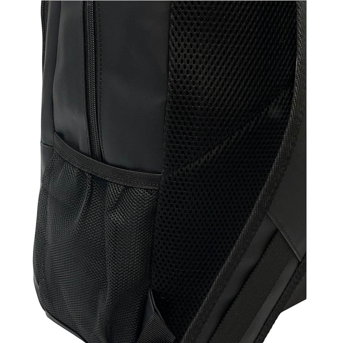 Bag Shack | Luggage, Bags, Handbags & Travel Accessories black rubber-coated laptop backpack with mesh side pocket