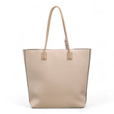 Bag Shack | Luggage, Bags, Handbags & Travel Accessories Bessie taupe faux leather tote bag with scarf and charm